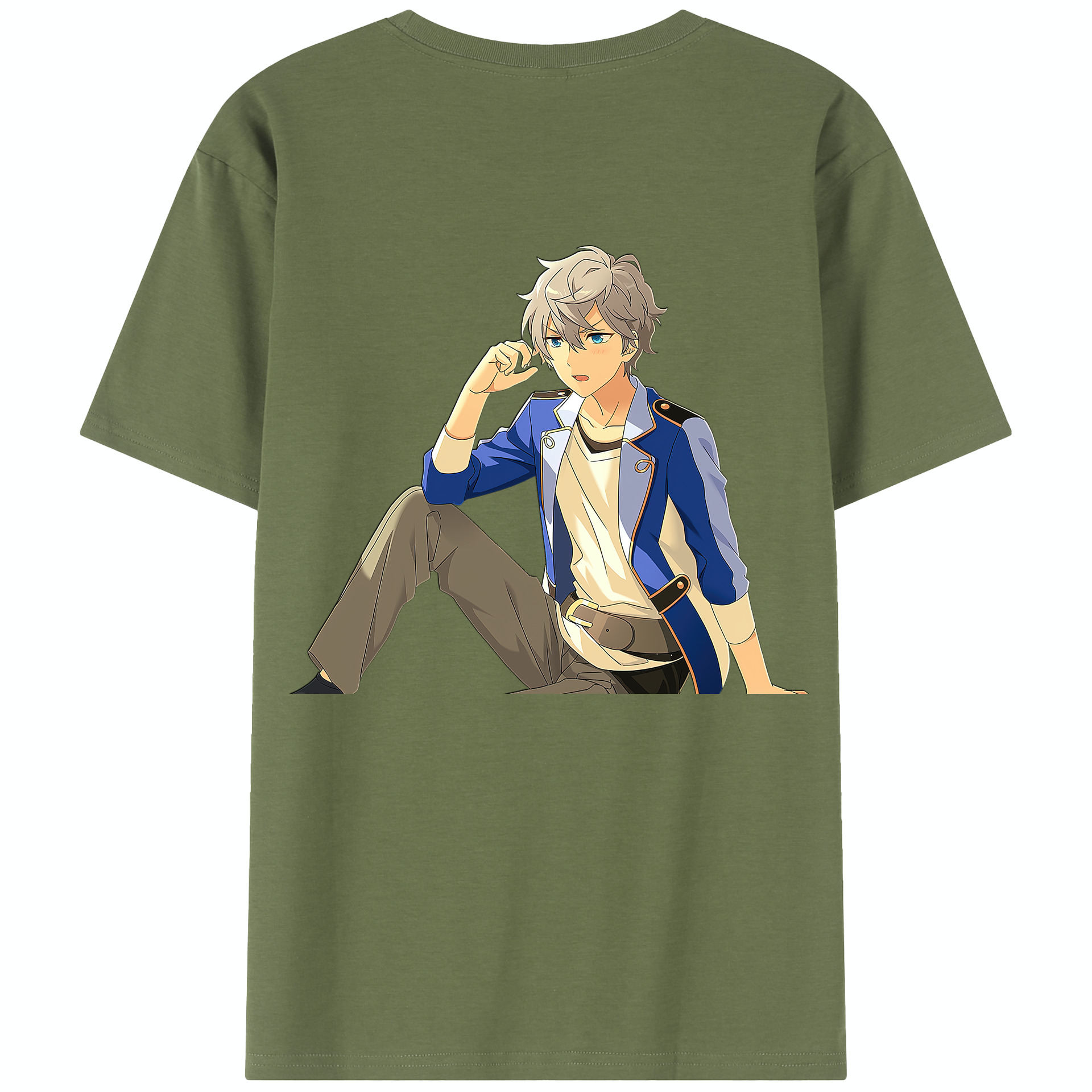 （画像用） あんさんぶるスターズ! Ensemble Stars 綿100％半袖Tシャツ（背面プリント）